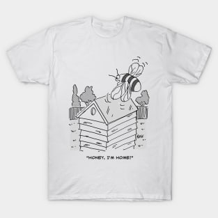 Honey Bee Returns to its Hive T-Shirt